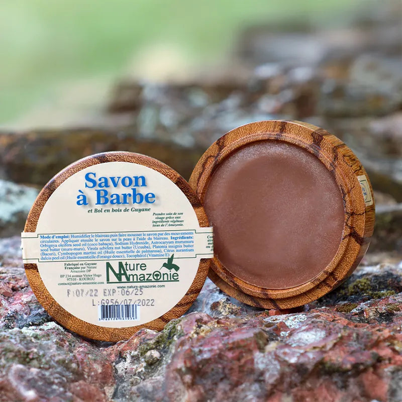 Savon à barbe (en Bois de Guyane)