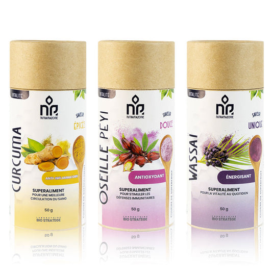 Gamme Vitalité (x3 poudres)
